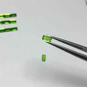 หินไดออปไซด์มรกตเจียระไนเหลี่ยมเพชรพลอยสีเขียวธรรมชาติหินไดออปไซด์ทรงแปดเหลี่ยมสำหรับทำเครื่องประดับรักษาอินเดียใต้ - Product Image 5