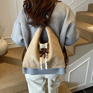 Sacs fourre-tout mode de luxe <span class=keywords><strong>pour</strong></span> femmes avec deux bandoulières logo personnalisé Designer bols marché en ligne produits de gros - Product Image 4