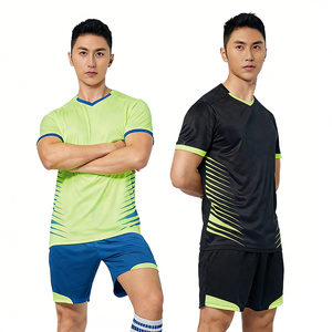 Uniforme de Fútbol para Hombre, Sublimado, para Práctica, con Nuevo Diseño de Logotipo, Jersey de Fútbol Profesional de Malla Transpirable, de Secado Rápido - Product Image 1