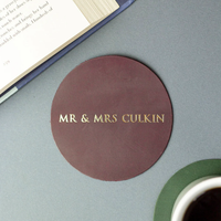 Sous-verres en cuir pour décoration intérieure durable Sous-verres de boisson de style européen et napperon avec organisateur pour hôtels et restaurants
