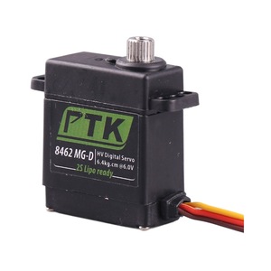 PtK 8462 Mg D Metal Gear Digital High Voltage Servo 6.4kg Cm 6.0v For Rc Airplane Fixed Wing Model - Product Image 4