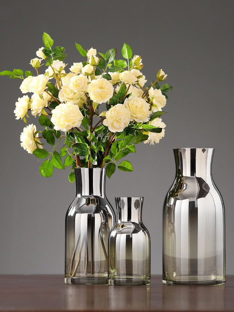 Factory Produced Wholesale Glass Flower Vases for Home Decor
