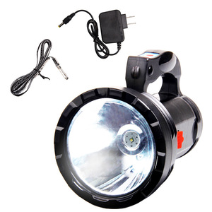 Led <b>Rechargeable</b> Searchlight 20w Portable Handheld <b>Flashlight</b> For Outdoor Use With Li Ion Battery - Product Image 2