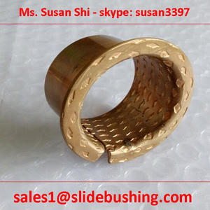 Bouchons en bronze enveloppés offerts avec des poches de lubrification, des rainures ou des trous traversants, poche à graisse utilisée pour les applications à charge lourde - Product Image 2