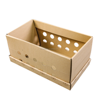 Boîte d'expédition en carton ondulé pour animaux de compagnie, de haute qualité, robuste, durable, ventilée, avec trous d'aération, recyclable, imprimée sur mesure