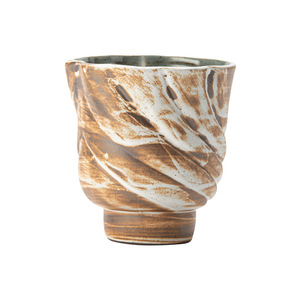 Wholesale Vintage Ceramic Coffee <b>Cups</b> Irregular-shaped Casual <b>Cups</b> Japanese Coarse Earthenware Tea <b>Cups</b> - Product Image 6