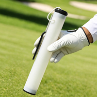 Distributeur de sable de golf anti-fuite avec clip robuste pour la réparation des bunkers, bouteille de sable portable pour sac de golf, outil de remplissage facile à utiliser