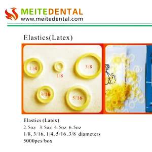 Bandes élastiques non latex orthodontiques dentaires Meitedental - Product Image 6