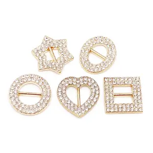 Yiwu tùy chỉnh thời trang trang trí đám cưới Rhinestone đồ trang sức hợp kim khóa