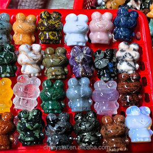 Figuras de Caballos de Cristal de 35mm al por Mayor, Cristales Curativos de Animales, Tallados Artesanales, Mezcla de Colores Naturales, para Regalo - Product Image 4