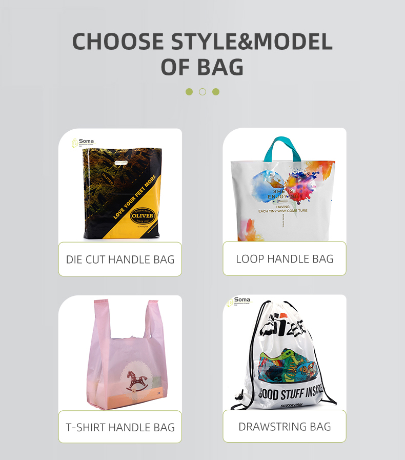 Cheap Perso<i></i>nalized Degradable Plastic Bag Plastic Drawstring Bag Eco Plastic Bag