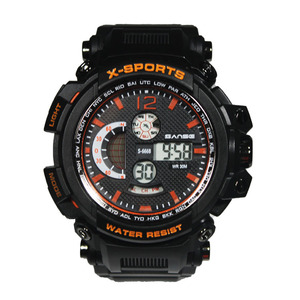 Reloj de Pulsera Digital para Hombre <span class=keywords><strong>SANSE</strong></span> <span class=keywords><strong>Factory</strong></span> S-666B al por Mayor, Reloj de Lujo de Marca para Hombre, Logotipo Personalizado - Product Image 1