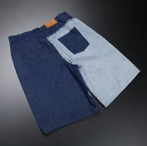 Custom Men's Denim Shorts Fashion Casual Jeans Shorts High Quality Denim Fabric Classic Design Custom Logo <b>For</b> Male - Product Image 4