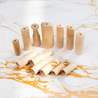Accessoires pour fumeurs de forme personnalisée, embouts de filtre à cigarettes, embouts de filtre en papier à bouche ronde ou plate, embouts de filtre à cigares en bambou