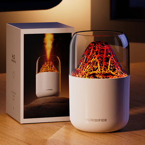 Venta caliente 300ML USB Powered LED Mini humidificador de niebla de aromaterapia con diseño de volcán para uso doméstico en automóviles y oficinas - Product Image 5