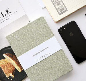 2025 étudiant cahier toile grille Journal fabriqué à la main en cuir personnalisé grille mise en page papier Premium pour croquis planification en gros - Product Image 1