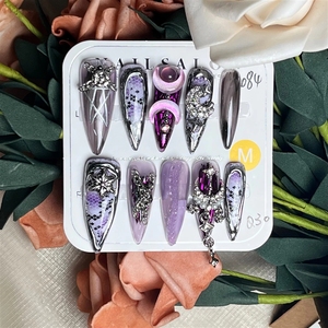 Accessoires de nail art de haute qualité, produits pour <span class=keywords><strong>ongles</strong></span>, faux <span class=keywords><strong>ongles</strong></span> en acrylique faits à la main avec étiquette privée - Product Image 6