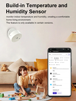 Detector de Presencia Humana ZigBee 24G MmWave, Mini Radar con Sensor de Movimiento, Detección de Temperatura, Humedad y Luz para Tuya Smart Life Zigbee2mqtt