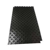 Panneau en mousse EPS en forme de champignon pour chauffage par le sol hydronique, imperméable, pour la construction résidentielle, système de tuyauterie PEX, fourni par l'usine