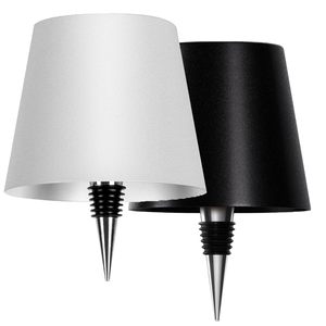 Lámpara de Mesa LED Recargable Moderna, Simple, Ecológica, Portátil, con Función de Atenuación, Control Táctil, Inalámbrica, con Diseño de Botella de Vino - Product Image 1