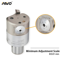 Cabezal de Mandrinado Fino de Acero al Carbono Autoajustable de Alta Precisión PAVO Tools 41-54mm con 1 Año de Garantía para Mecanizado CNC