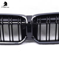 Calandre avant noire brillante de style LED à double barre pour BMW Série 3 G20 LCI 2023+