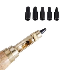 6 pièces/ensemble automatique ceintures vis poinçon muet <span class=keywords><strong>rotatif</strong></span> poinçonnage acier ceinture trou cuir artisanat outils trou perforateurs Cutter couture - Product Image 6