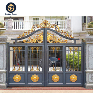 Villa Jardín Puerta <span class=keywords><strong>de</strong></span> garaje Valla <span class=keywords><strong>de</strong></span> metal principal simple Puerta deslizante <span class=keywords><strong>de</strong></span> aluminio fundido Vallas <span class=keywords><strong>de</strong></span> aluminio y puertas <span class=keywords><strong>para</strong></span> <span class=keywords><strong>casas</strong></span> - Product Image 1