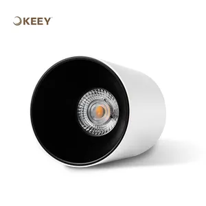 Keey האחרון 13w עגול led תקרת downlights אורות משטח רכוב אלומיניום cob led downlight