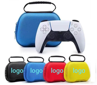 Housse de voyage de protection Portable EVA pour contrôleur PS5 pochette à fermeture éclair coque étui de transport sac de rangement pratique accessoires de jeu