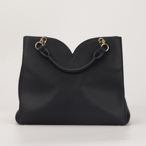 Sac fourre-tout en cuir PU imperméable et durable, deux ouvertures, broderie, faible MOQ, personnalisation, vente en gros directe d'usine, style simple et uni - Product Image 5