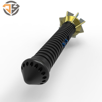 Pièces d'usinage CNC jouet sabre laser poignée en alliage d'aluminium anodisé Micro usinage CNC pièce tournante