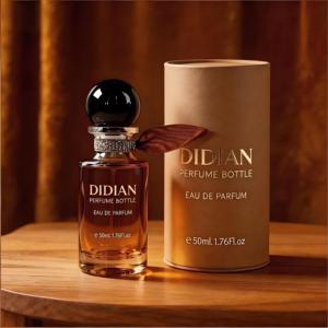 Flacon <span class=keywords><strong>de</strong></span> <span class=keywords><strong>parfum</strong></span> vide rechargeable <span class=keywords><strong>de</strong></span> haute qualité, personnalisé, cylindrique, avec bouchon doré, anti-fuite, en verre, 30 ml, 50 ml, 100 ml - Product Image 5