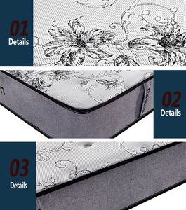 <span class=keywords><strong>8</strong></span> אינץ בינוני תמיכת אביב מזרן מותאם אישית גודל מזרן שינה מזרן - Product Image 4