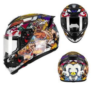 Vendita Diretta dalla Fabbrica Casco Integrale da Moto in Fibra di Carbonio Casco da Motocicletta con Certificazione DOT per Casco da Motocross - Product Image 1