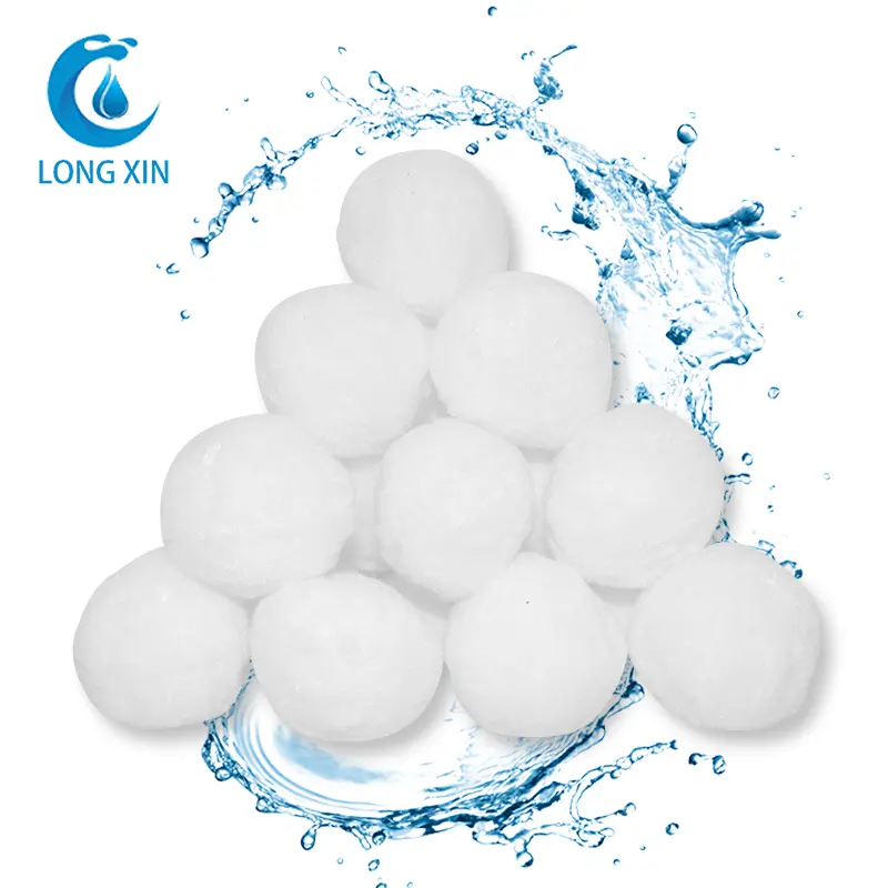 Marca personalizado Areia Quartz Filterballs Areia Filtro Alternativamente Pool Filter ball