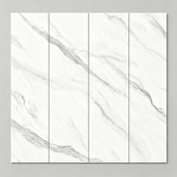 Carrelage mural imitation brique Yanting en porcelaine polie haute brillance, écologique, moderne, 80x2600mm, 9mm, étanche, pour salon et jardin