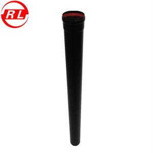 Poêle à granulés murale unique noire, 40 pièces, <span class=keywords><strong>tube</strong></span> de flux d'échappement, cheminée droite - Product Image 2