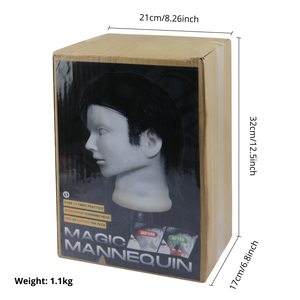 Tête de mannequin d'entraînement CestoMen 24 cm avec support - Outil de coiffure en plastique durable pour garçons - Product Image 6