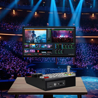 Système de Conférence Audio EZOLEN RE580PRO, Commutateur Vidéo PLC, Contrôleur de Lecture en Ralenti VMix, Commande T-bar, Traduction