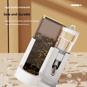 Công Suất Lớn 2-Trong-1 Tự Động Trung Chuyển Nước Dispenser Thân Thiện Với Môi Rắn Nhựa Bát Cho Vàng <span class=keywords><strong>Hamster</strong></span> <span class=keywords><strong>Hamster</strong></span> Thực Phẩm Nước - Product Image 4