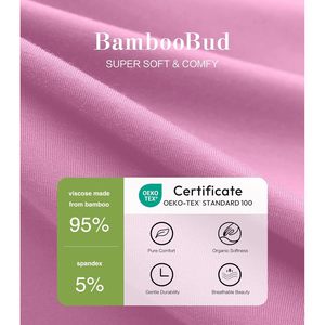 BambooBud - Camisón de Manga Larga para Bebé Recién Nacido, Ropa de Dormir Unisex para Bebé, Camisón de Punto Suave - Product Image 3