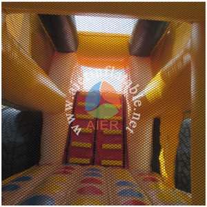 Castillo Inflable con Tobogán para Niños, Diseño <span class=keywords><strong>de</strong></span> Zona <span class=keywords><strong>de</strong></span> Construcción, con Montacargas y Minicargadora - Product Image 4