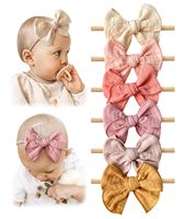 Bandeaux et nœuds personnalisables pour bébés filles, accessoires pour cheveux super doux pour nouveau-nés et tout-petits