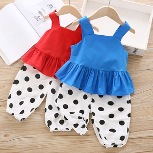 Ruffle Raglan Tshirts and Latest Design Jeans <b>Pants</b> for Girl Cloths for Kids Children Designer China Factory - Product Image 4