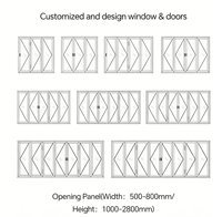 Porte pliante intérieure blanche en alliage d'aluminium avec cadre en verre, coulissante, pour cour extérieure, chambre, placard