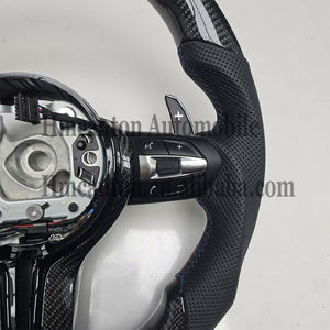 Le volant de voiture le plus populaire en fibre de carbone et cuir avec LED pour BMW Série 3 Série 5 F10 F20 F30 F90 F01 F02 - Product Image 2