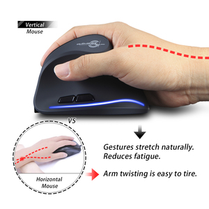 Zelotes <span class=keywords><strong>เมาส์</strong></span> F-35แนวตั้งสำหรับเล่นเกม<span class=keywords><strong>ไร้</strong></span><span class=keywords><strong>สาย</strong></span>ความยาว2.4กิกะเฮิร์ตซ์ขนาด2.4กิกะเฮิร์ตซ์ - Product Image 5