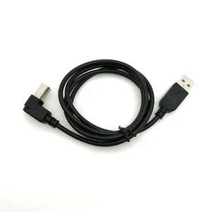 Vente en gros câble à angle droit USB 2.0 A mâle vers B mâle PC convertisseur extension imprimante câble de ligne de données