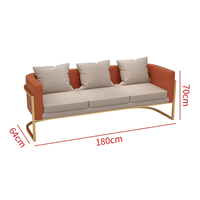 Mobilier de restaurant et de café en cuir personnalisable pour salon de thé commercial, style moderne et minimaliste, avec banquette et chaise